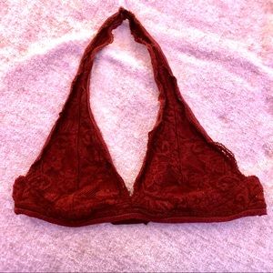 Maroon Lace Bralette from Tilly’s